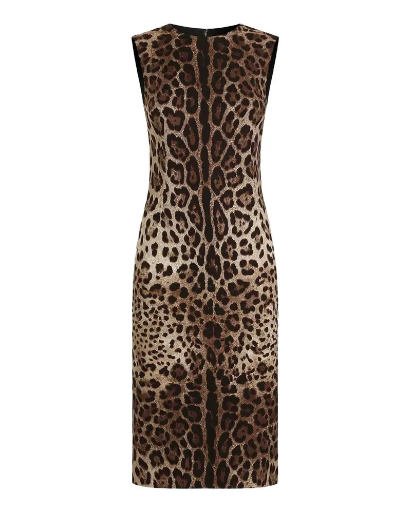 Dolce & Gabbana Knielanges Kleid - Braun Braun