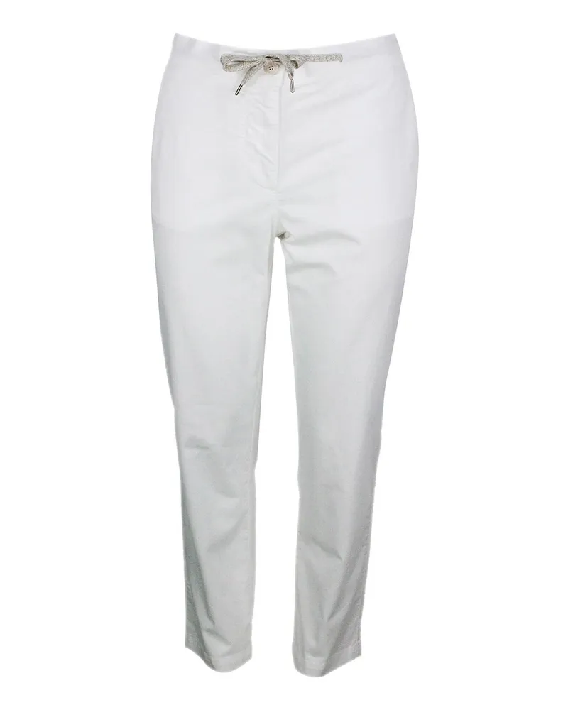 Eleventy Casual Hose - Weiß Weiß