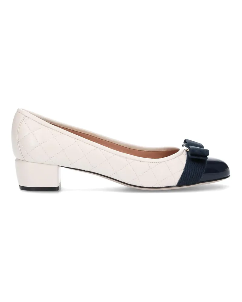 Ferragamo Pumps - Weiß Weiß