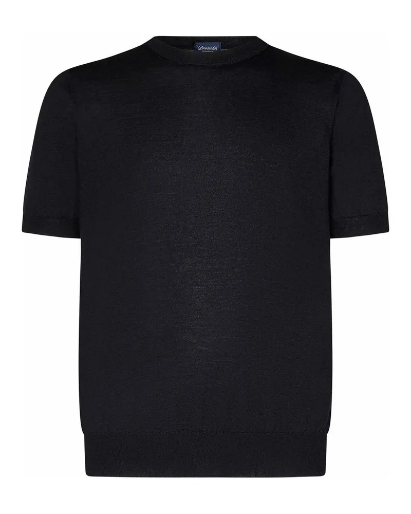 Drumohr  T-Shirt - Schwarz Schwarz