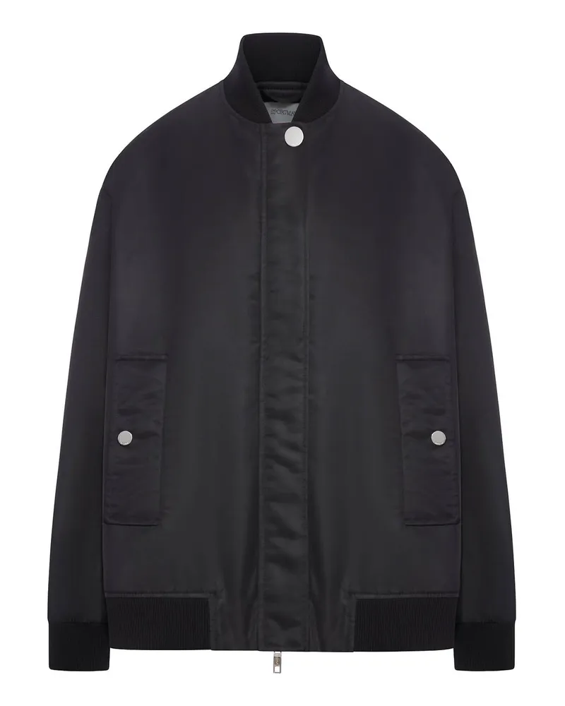 SPORTMAX Bomberjacke - Schwarz Schwarz