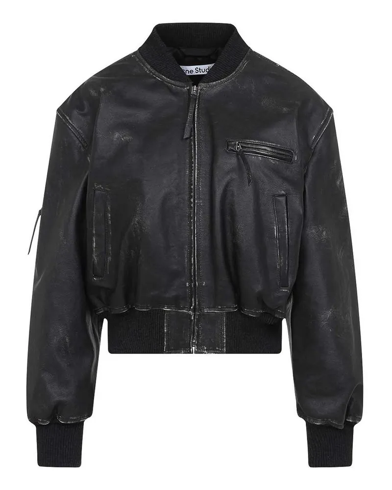 Acne Studios Casualjacke - Schwarz Schwarz