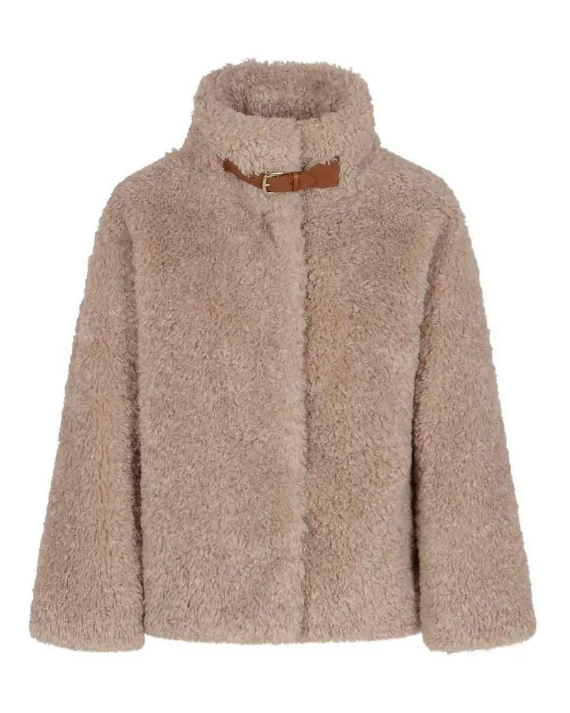 Herno Knielanger Mantel - Rot Beige