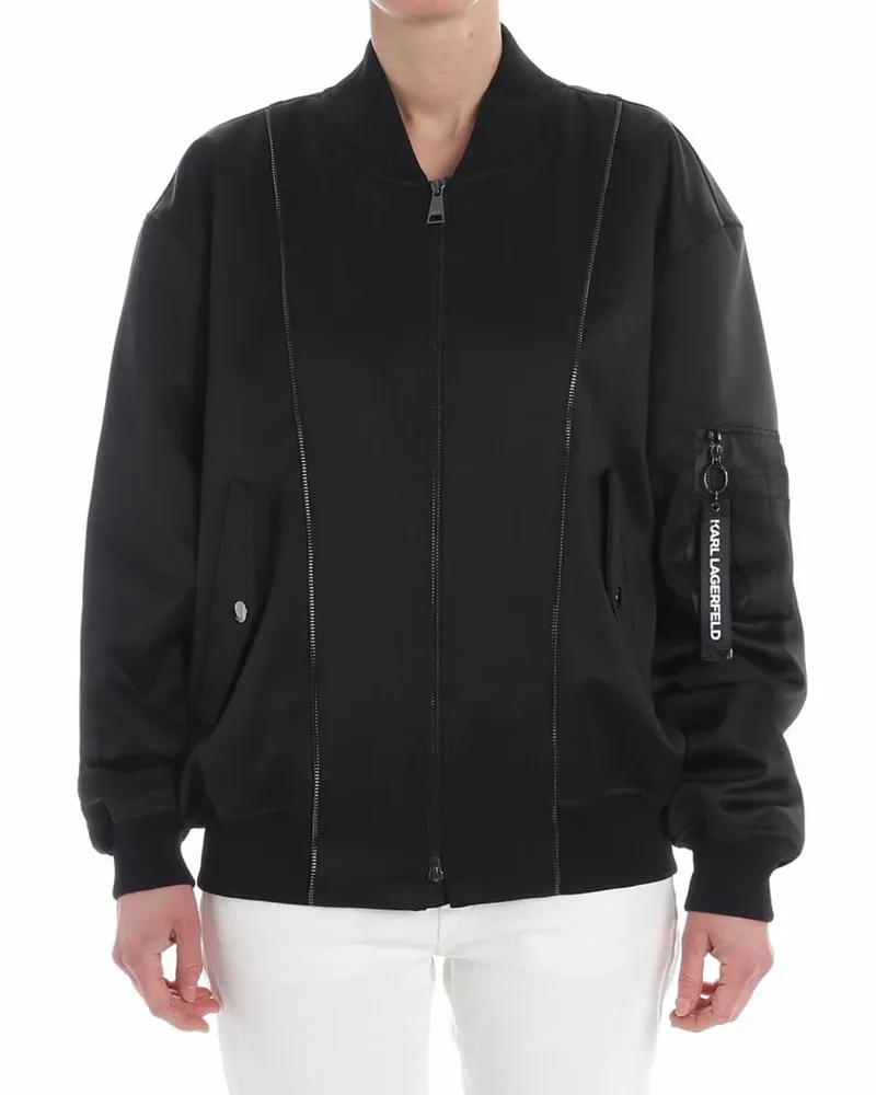 Karl Lagerfeld Casualjacke - Schwarz Schwarz