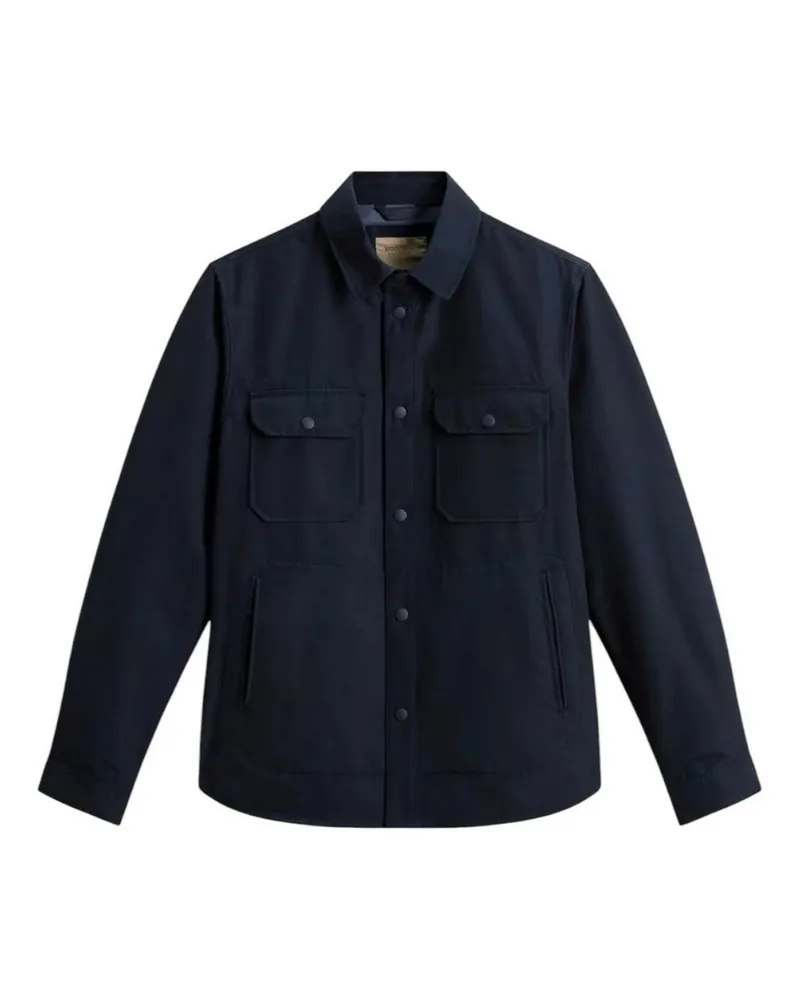 Woolrich Knielanger Mantel - Blau Blau