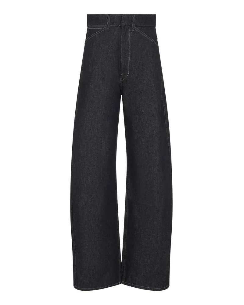 Christophe Lemaire Casual Hose - Dunkles Jeansblau Dunkles