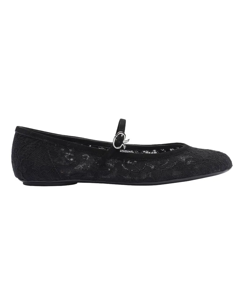 Gianvito Rossi Ballerinas - Schwarz Schwarz