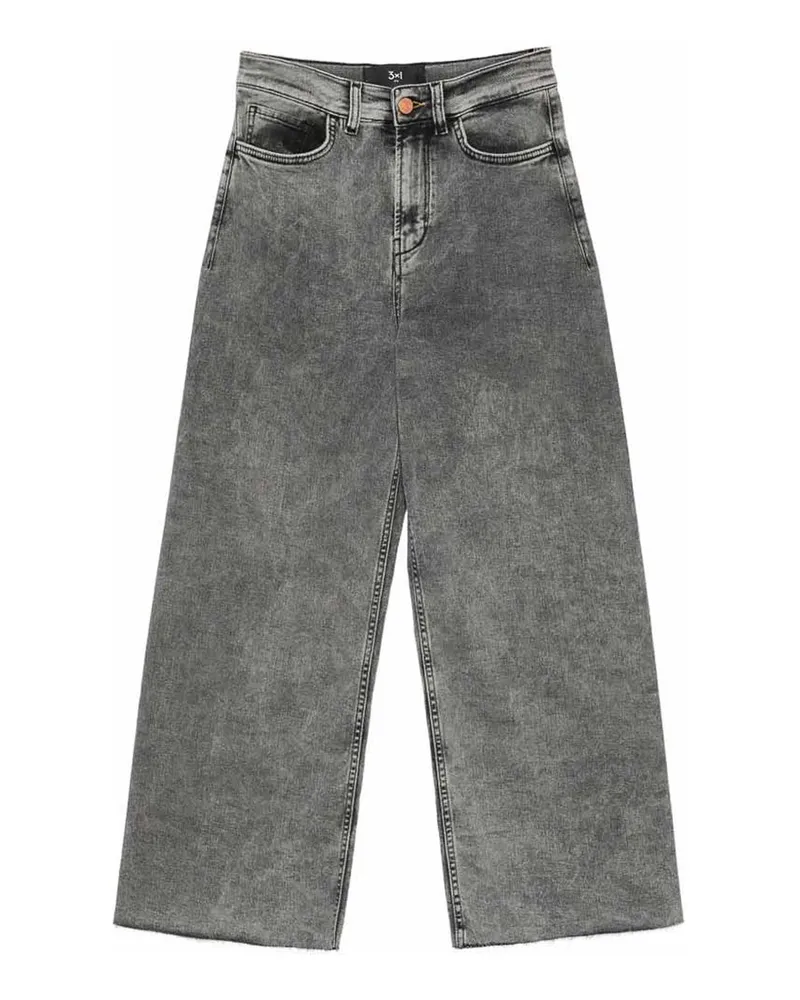 3x1 Straight Leg Jeans - Grau Grau