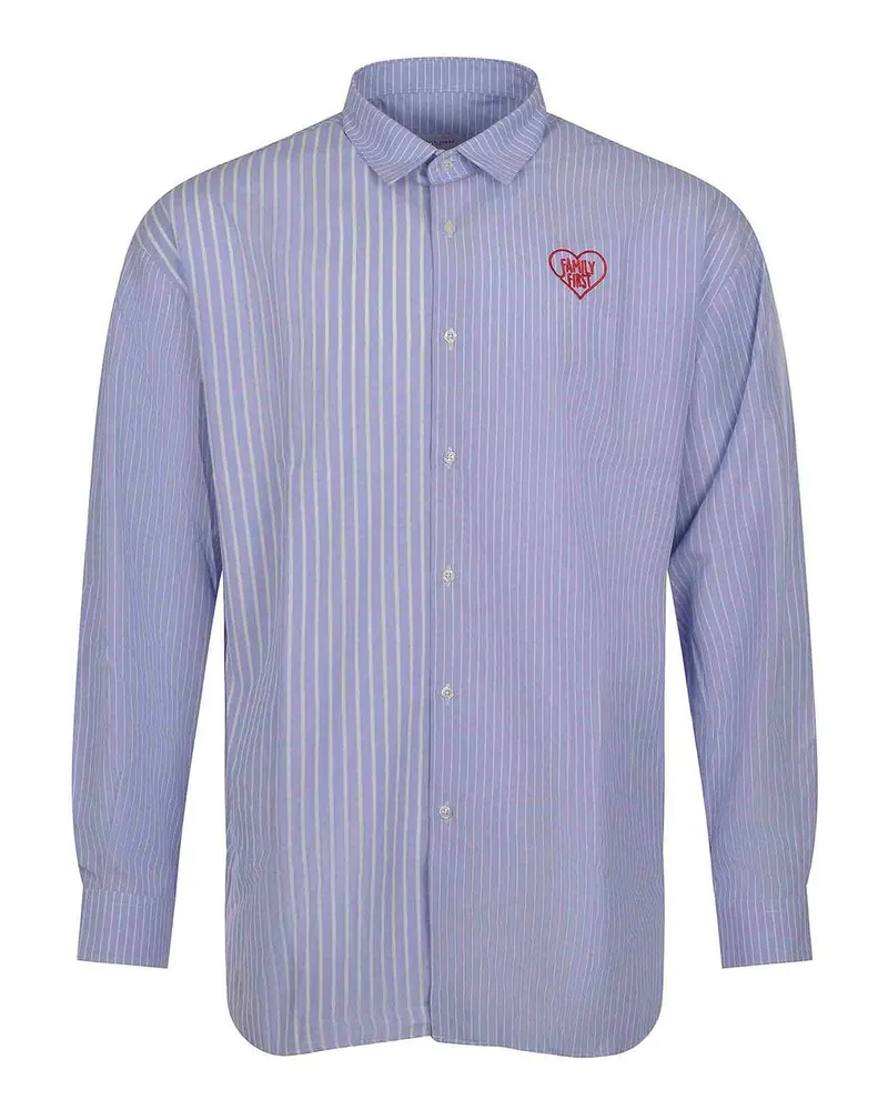 Family First Hemd - Blau Blau