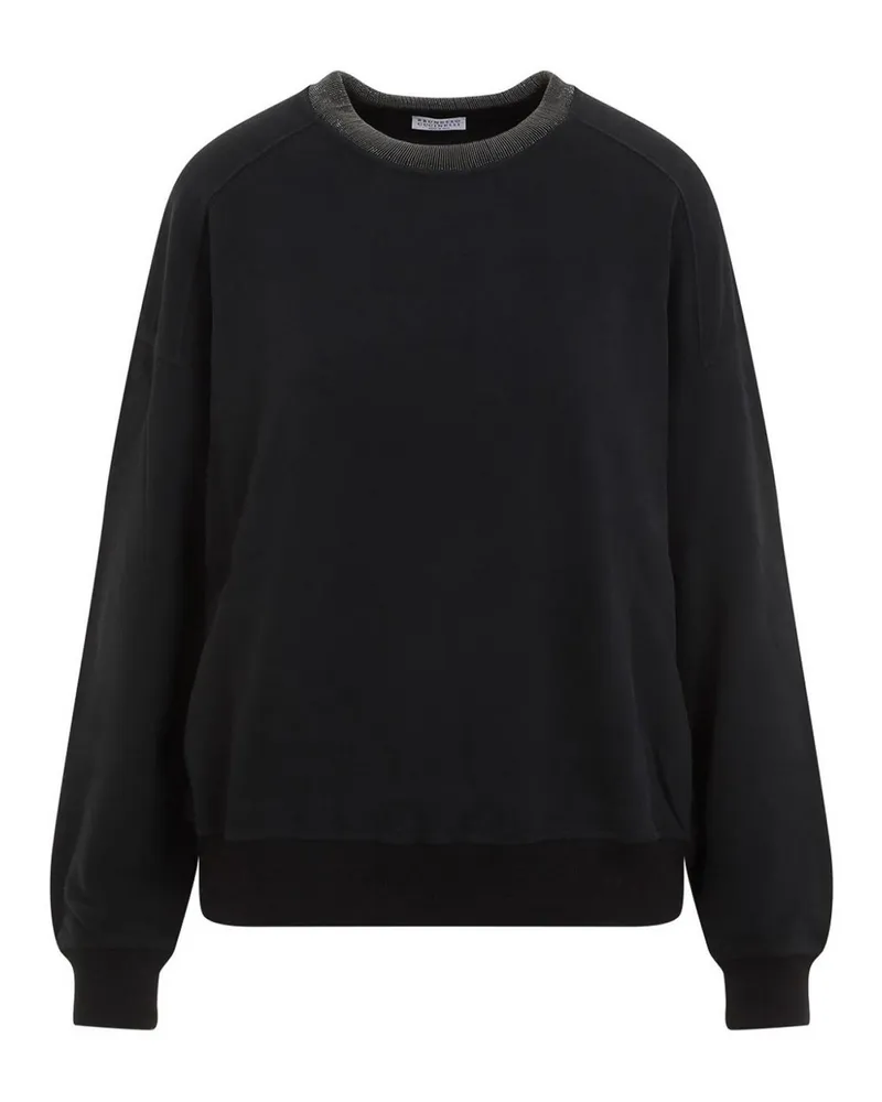 Brunello Cucinelli Rundhalspullover - Schwarz Schwarz