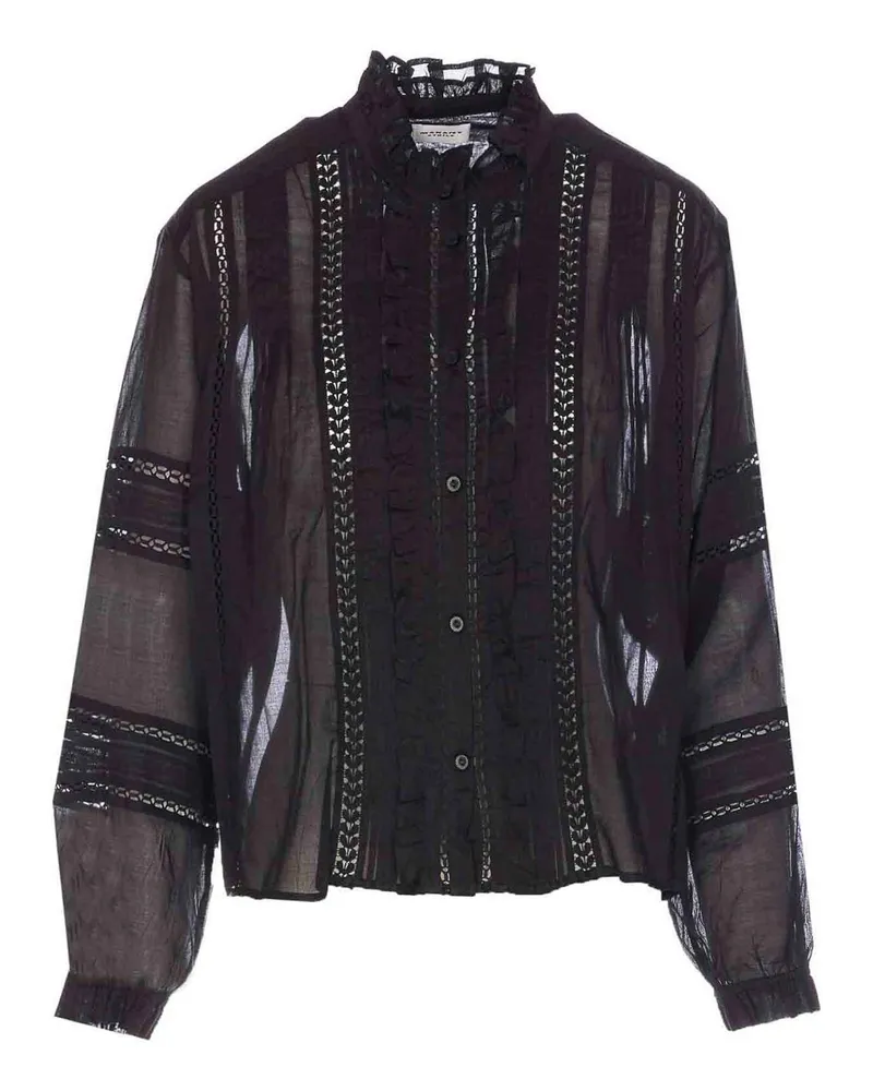 Étoile Isabel Marant Hemd - Schwarz Schwarz