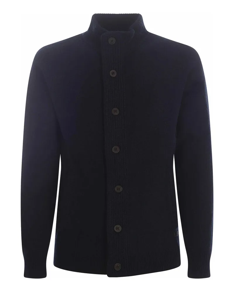 Barbour Rundhalspullover - Blau Blau