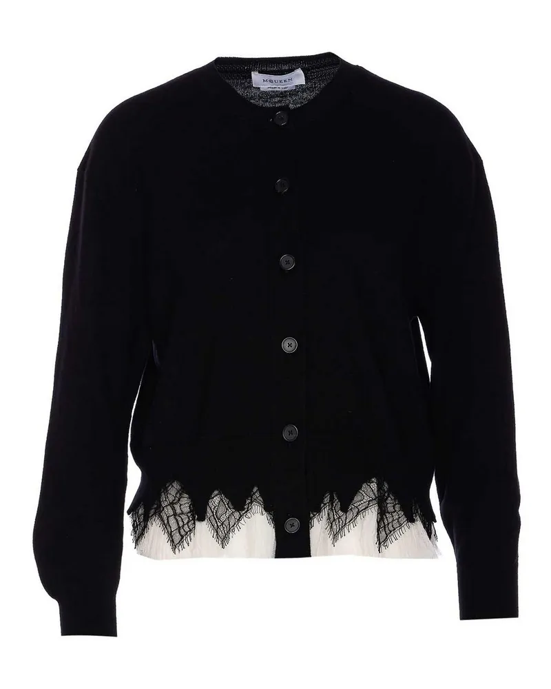 Alexander McQueen Cardigan - Schwarz Schwarz