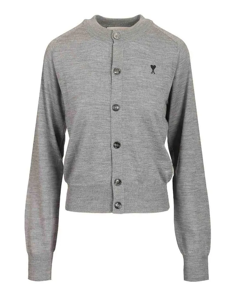 AMI Paris Cardigan - Grau Grau