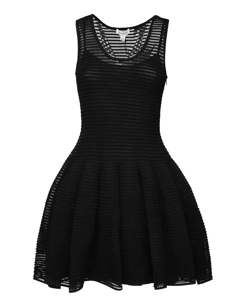 Alaïa Kurzes Kleid - Schwarz Schwarz