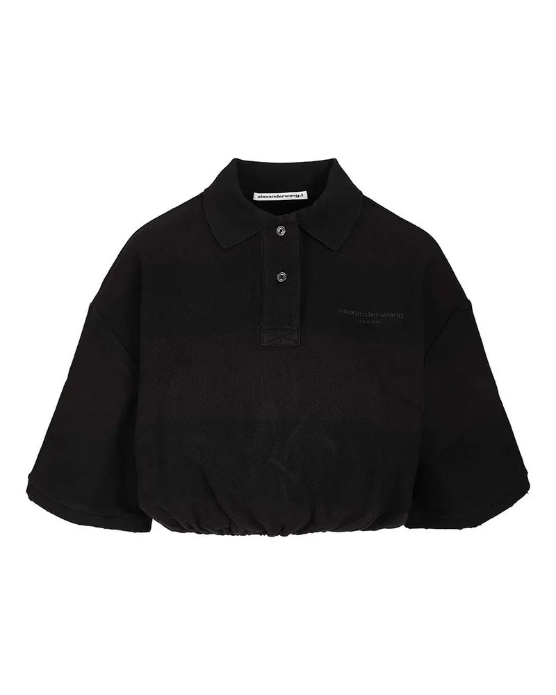 Alexander Wang Poloshirt - Schwarz Schwarz
