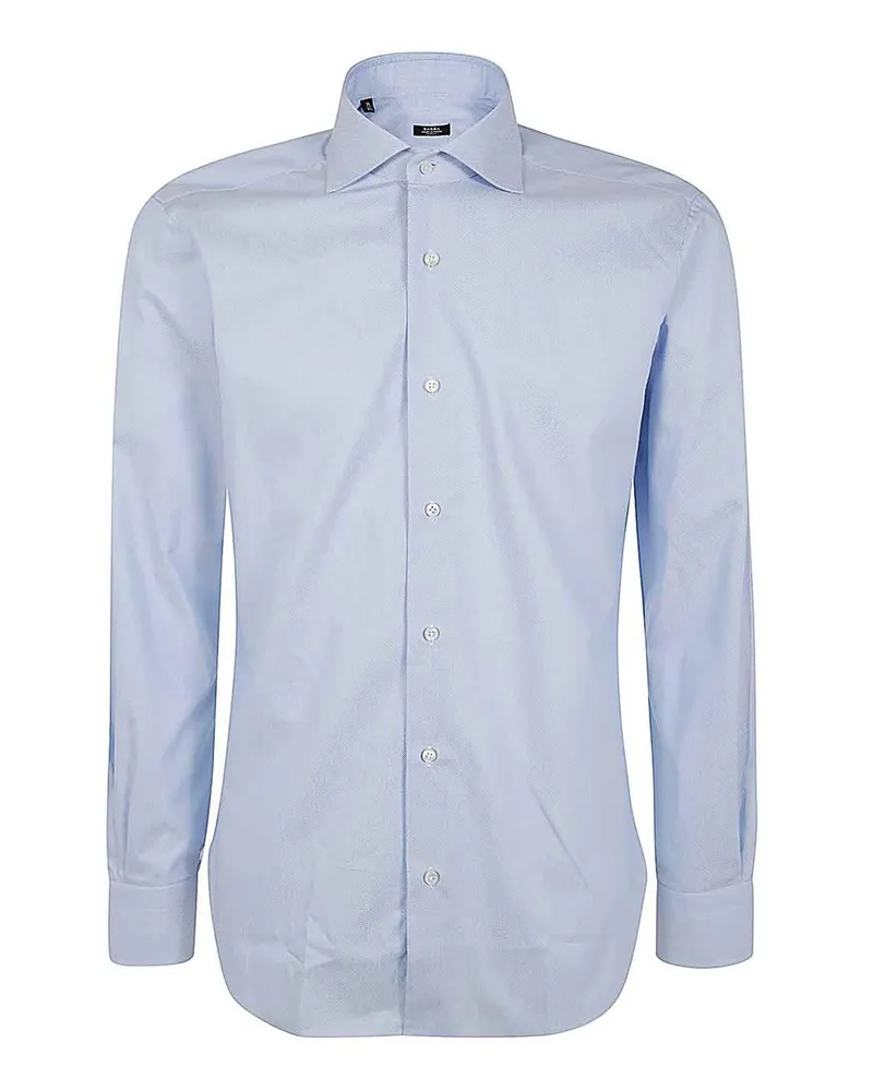 BARBA Hemd - Blau Blau
