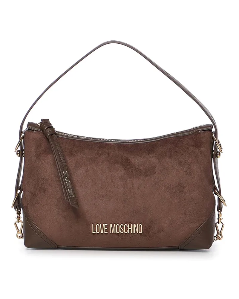 Moschino Schultertasche - Braun Braun