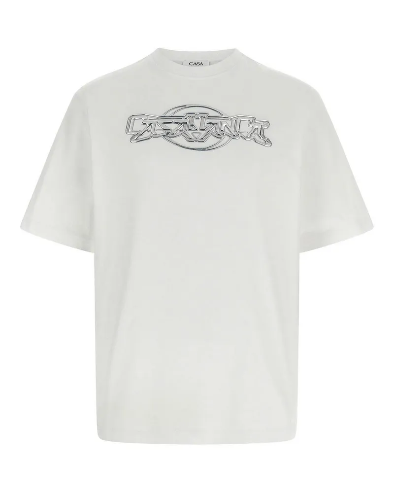Casablanca Paris T-Shirt - Weiß Weiß