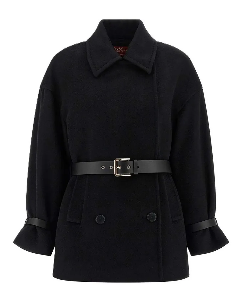 Max Mara Casualjacke - Schwarz Schwarz