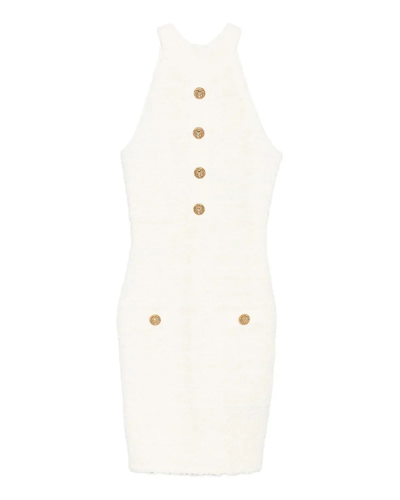 Balmain Cocktailkleid - Weiß Weiß