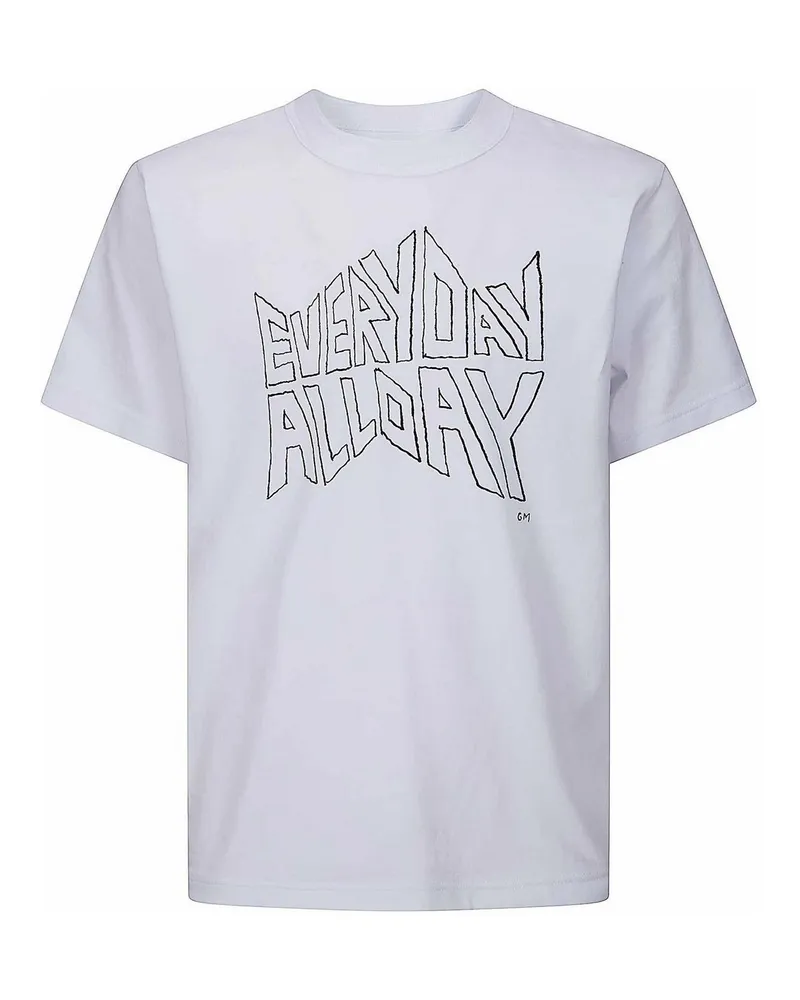 Sacai T-Shirt - Weiß Weiß