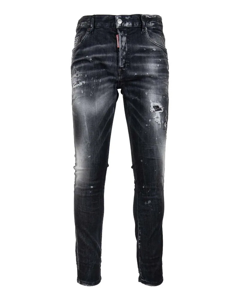 Dsquared2 Straight Leg Jeans - Dunkelgrau Dunkelgrau