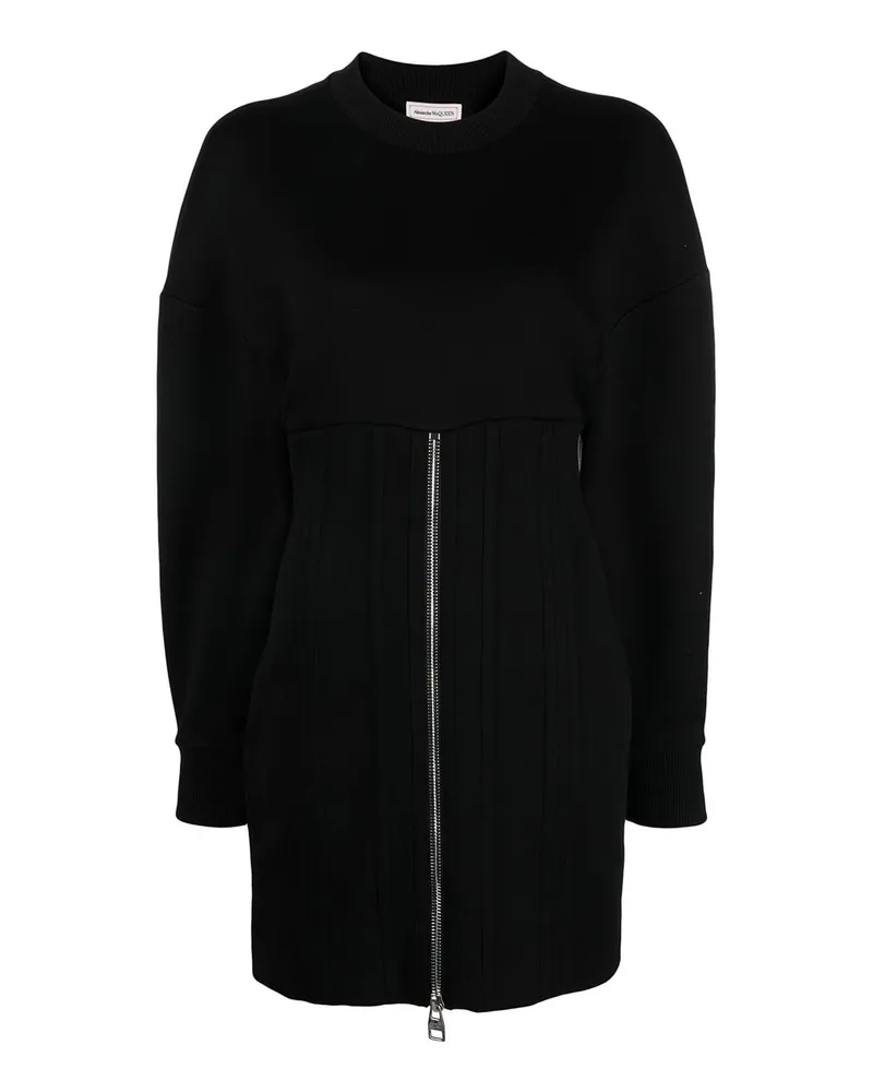 Alexander McQueen Kurzes Kleid - Schwarz Schwarz