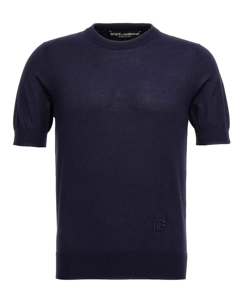 Dolce & Gabbana Rundhalspullover - Blau Blau
