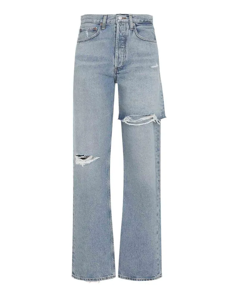 AGOLDE Straight Leg Jeans - Blau Blau