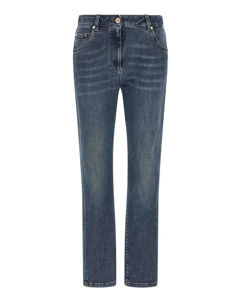 Brunello Cucinelli Straight Leg Jeans - Blau Blau