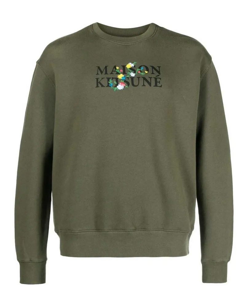 Kitsuné Sweatshirt - Dunkelgrün Dunkelgrün