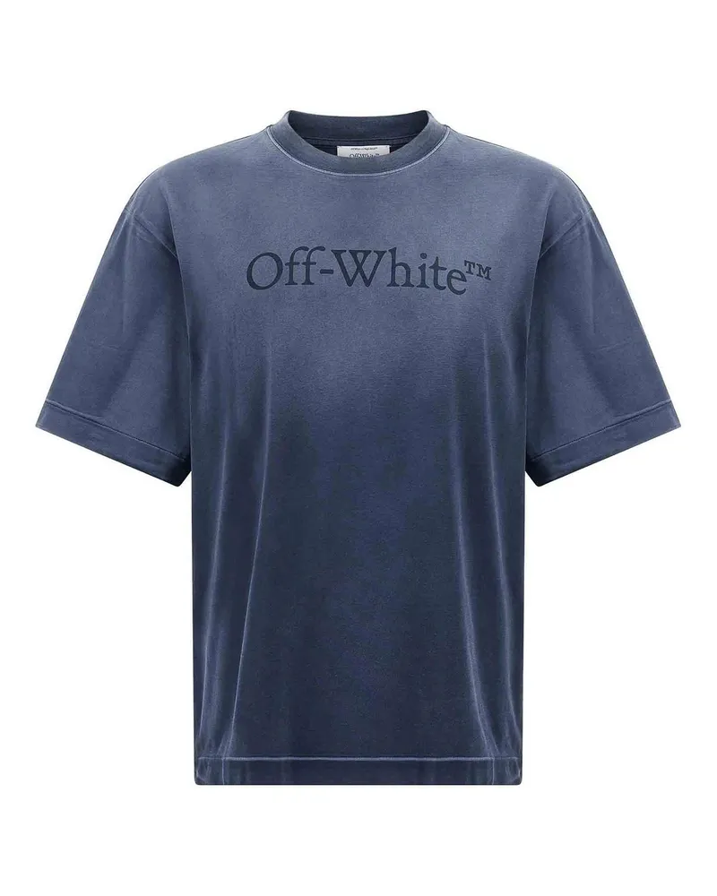 OFF-WHITE T-Shirt - Bunt Blau