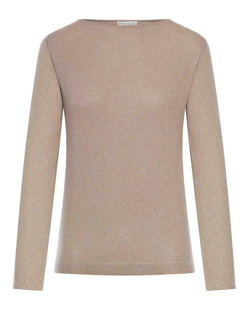 Brunello Cucinelli Rundhalspullover - Nude Nude