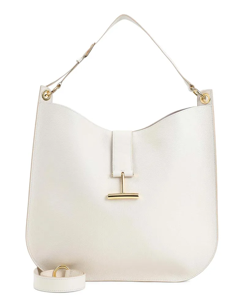 Tom Ford Schultertasche - Creme Creme