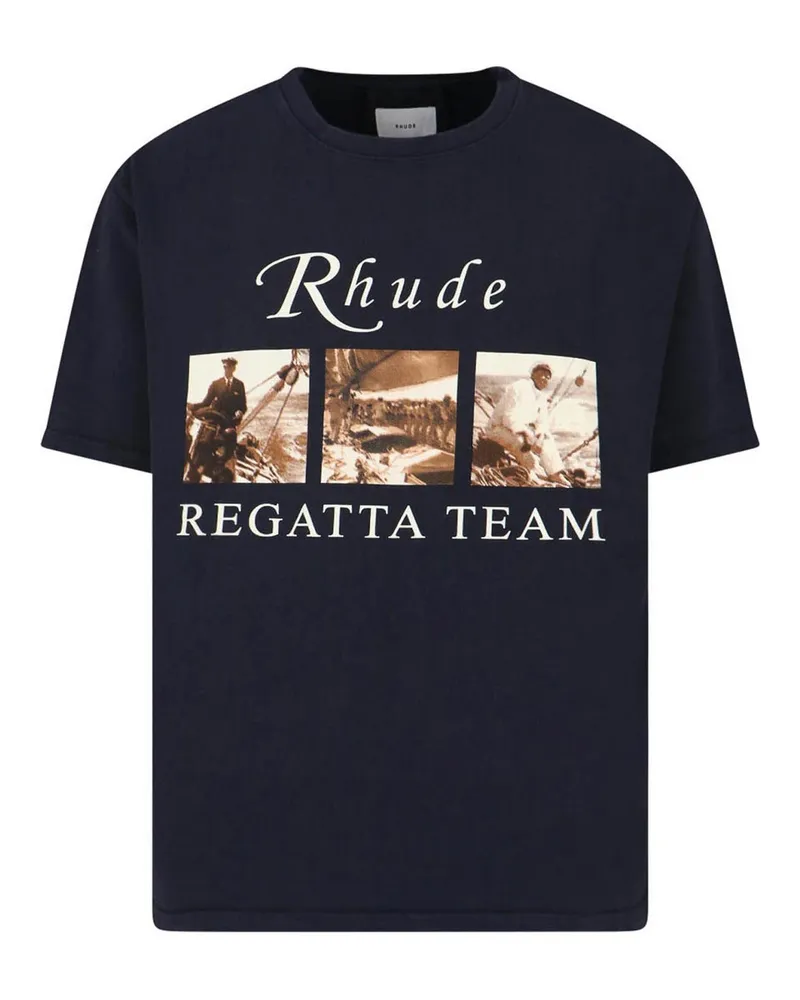 RHUDE T-Shirt - Schwarz Schwarz