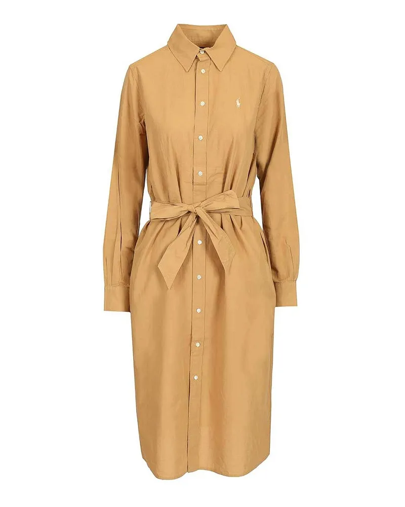 Ralph Lauren Knielanges Kleid - Beige Beige