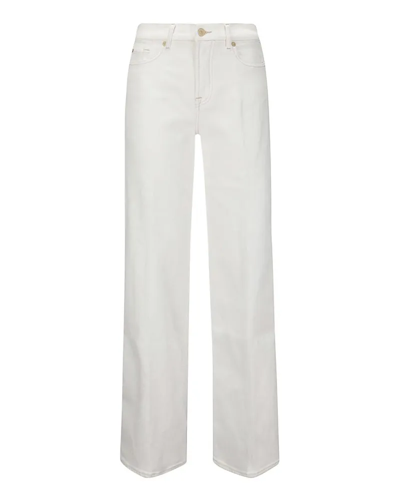7 for all mankind Bootcut Jeans - Weiß Weiß