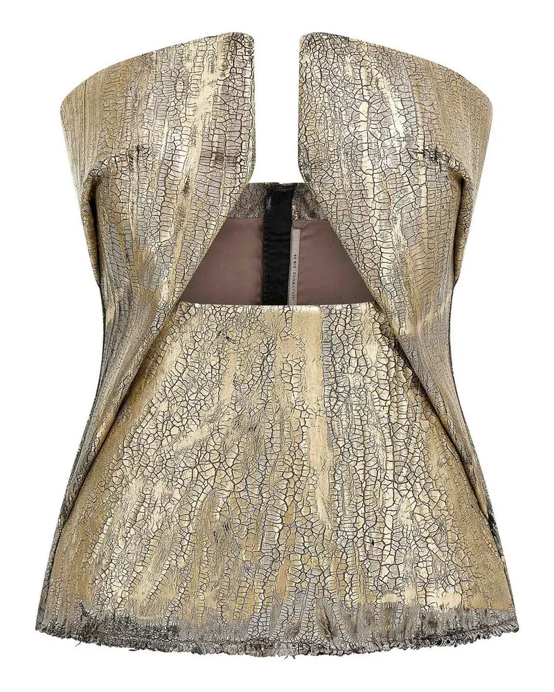 Rick Owens Top - Gold Gold