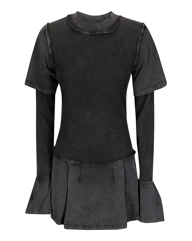 Charlotte Knowles Kurzes Kleid - Schwarz Schwarz