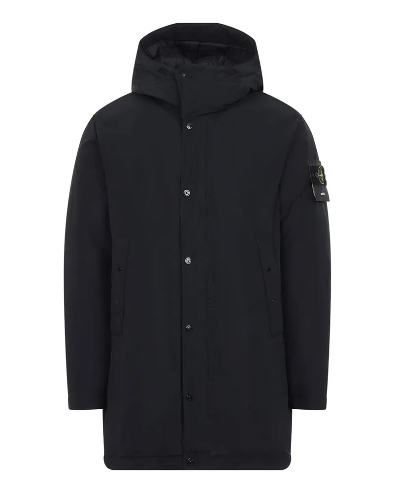 Stone Island Daunenmantel - Schwarz Schwarz