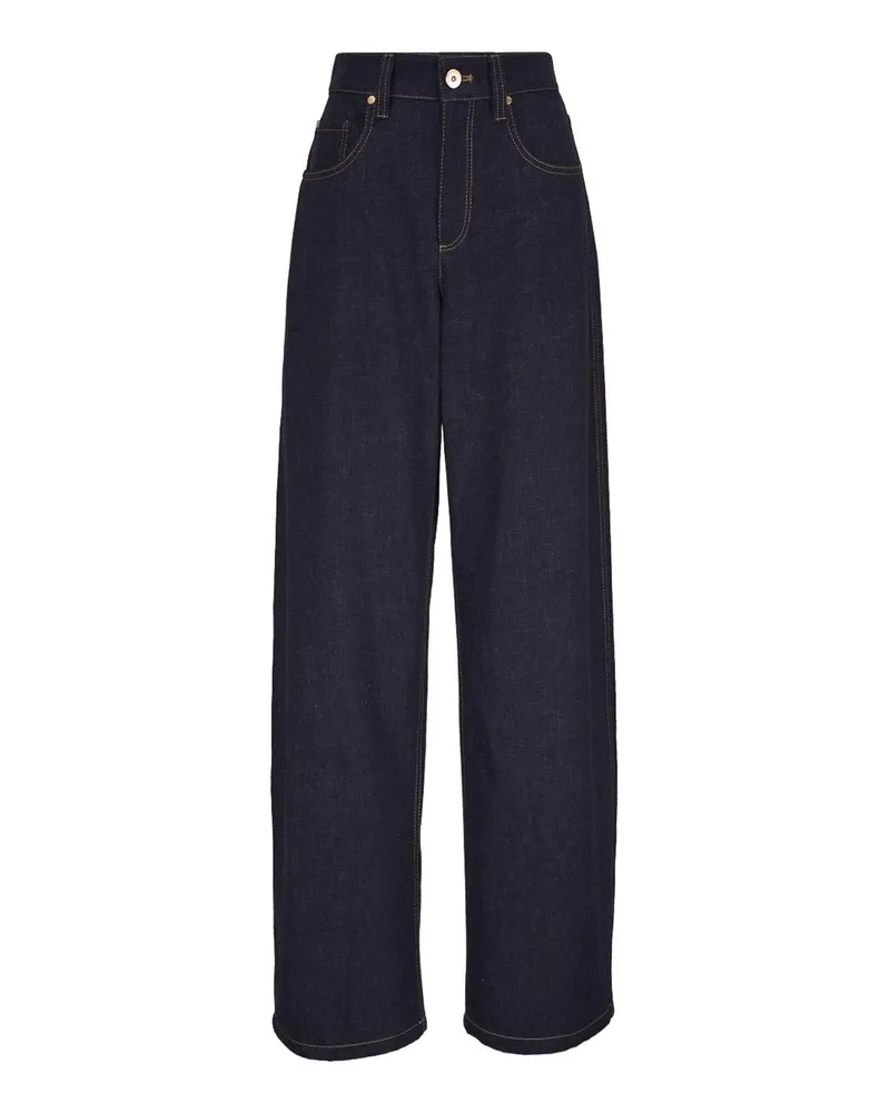 Brunello Cucinelli Bootcut Jeans - Blau Blau