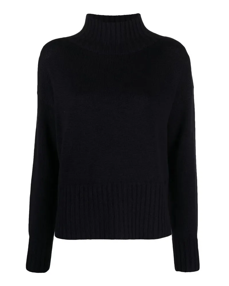 Drumohr  Rollkragenpullover - Dunkelblau Dunkelblau