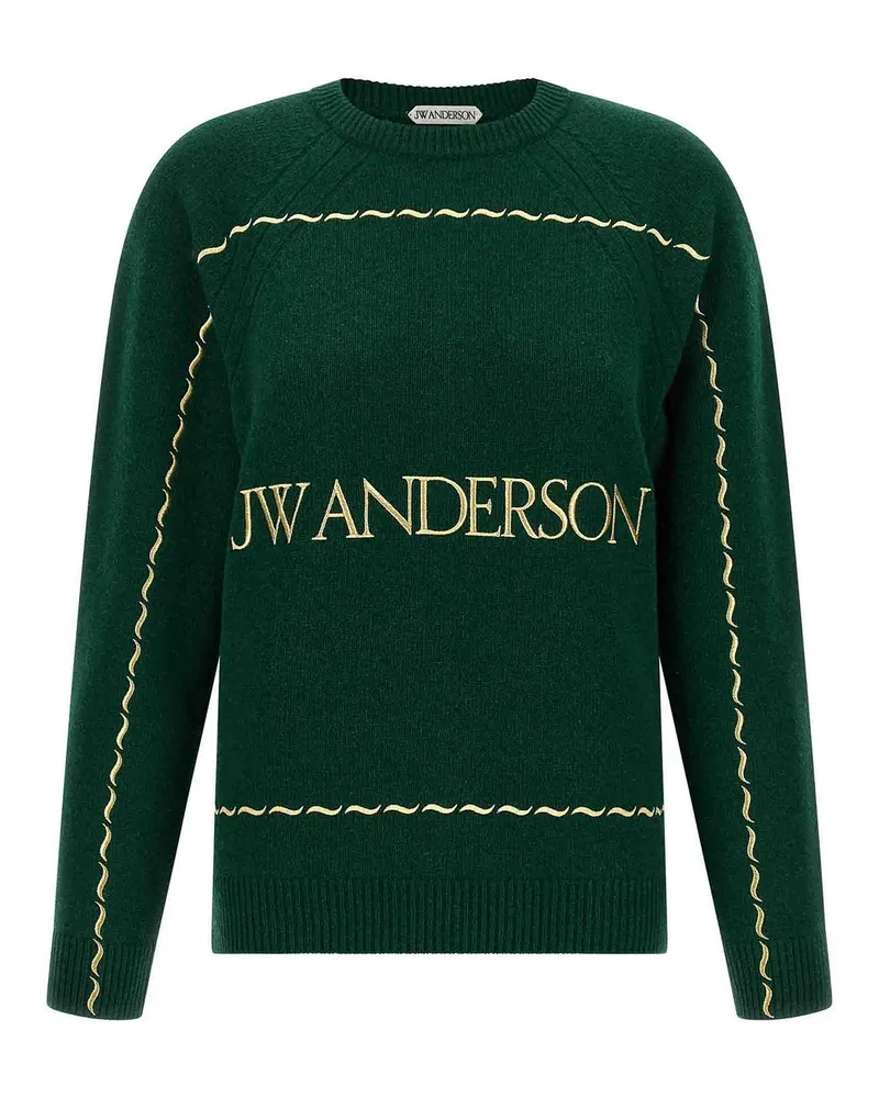 J.W.Anderson J. W. Anderson Rundhalspullover - Grün Grün