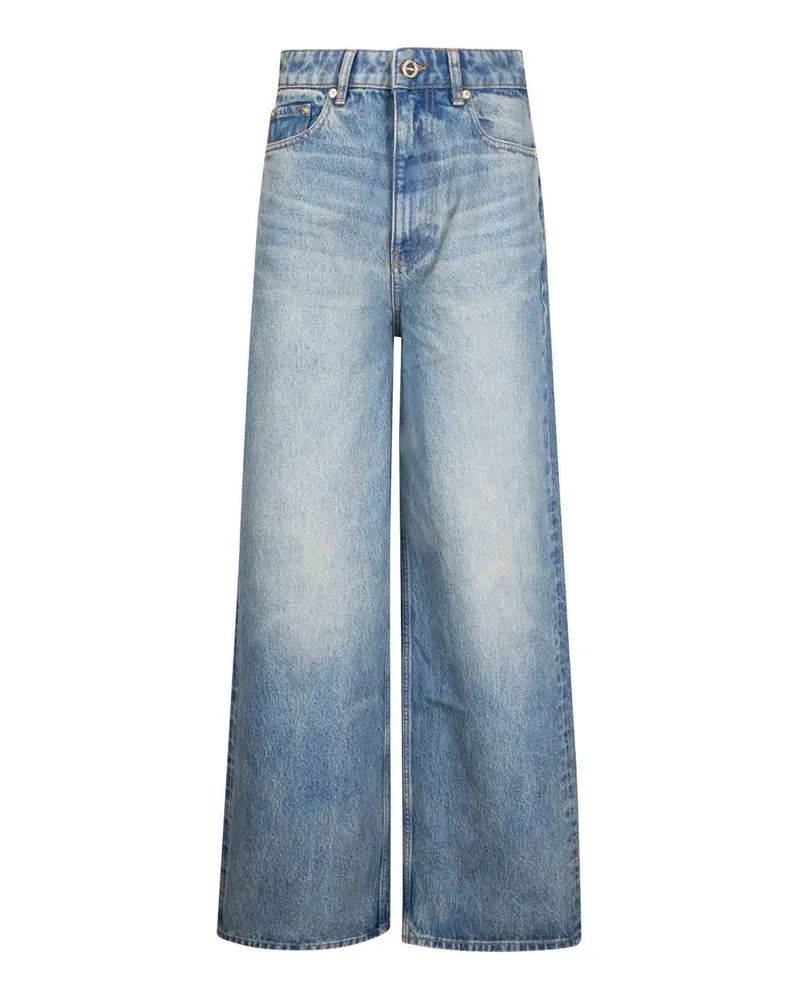Ganni Straight Leg Jeans - Blau Blau