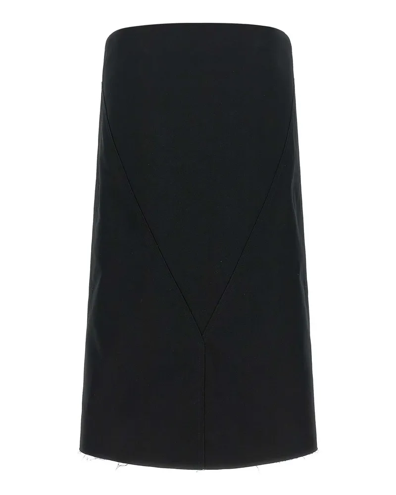 Rick Owens Knielanges Kleid - Schwarz Schwarz