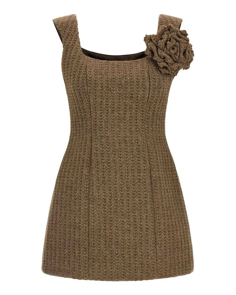 Giuseppe di Morabito Knielanges Kleid - Braun Braun