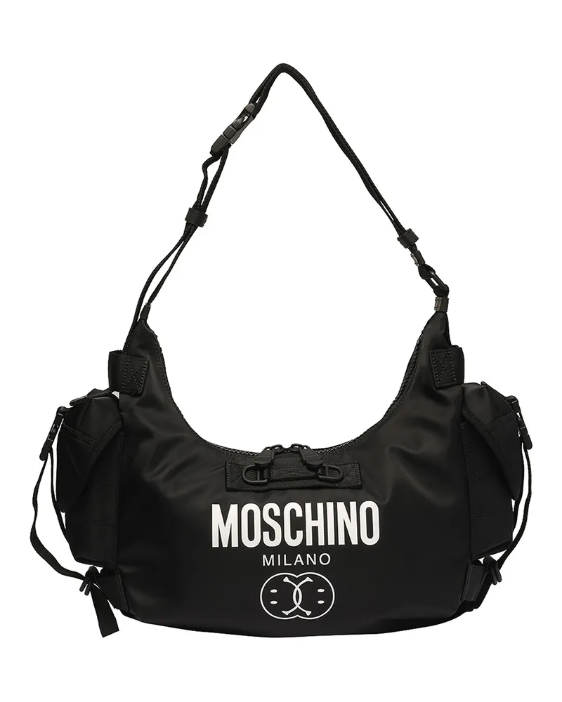Moschino Schultertasche - Schwarz Schwarz