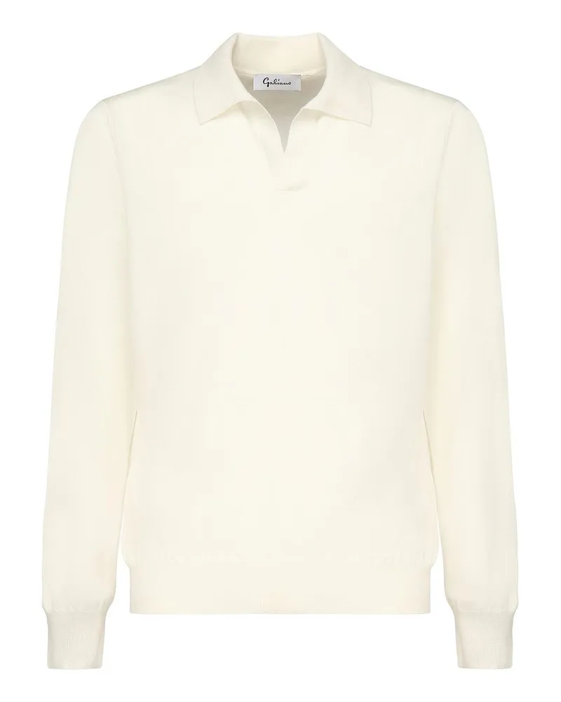 Giuliano Galiano Poloshirt - Weiß Weiß
