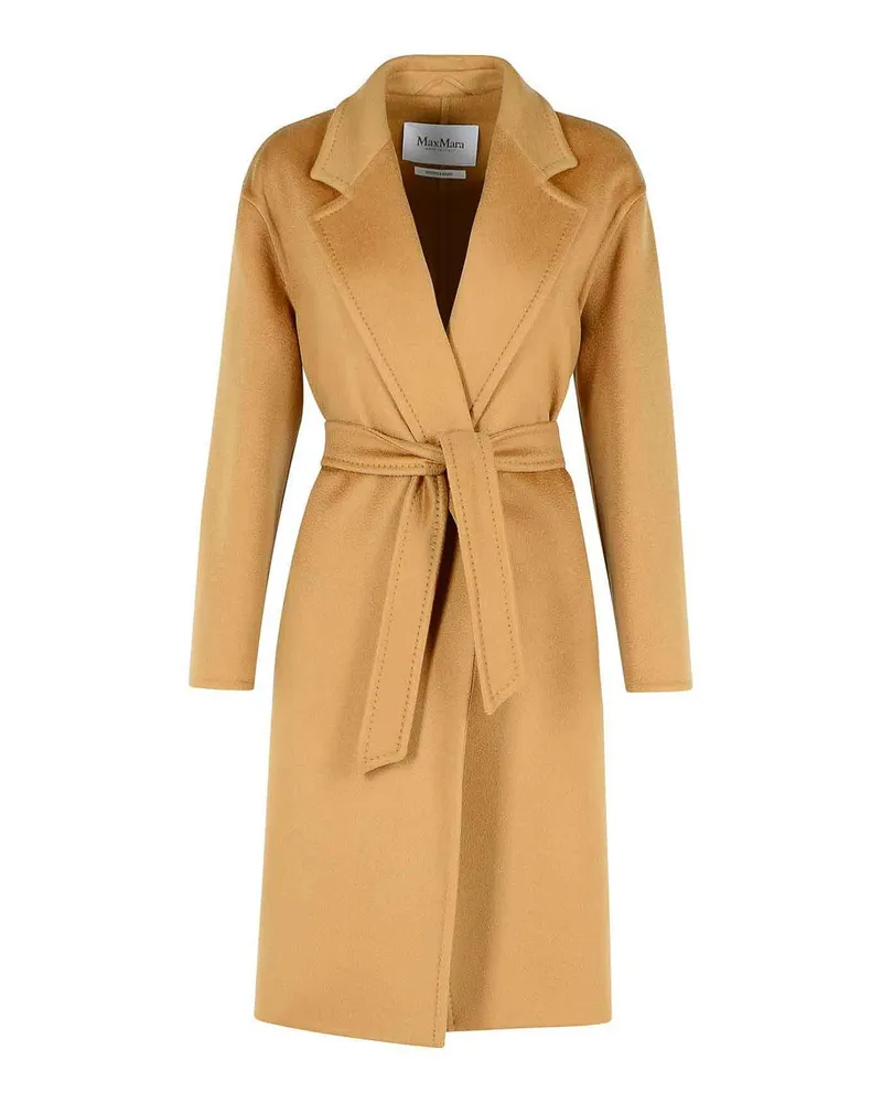 Max Mara Kurzer Mantel - Beige Beige